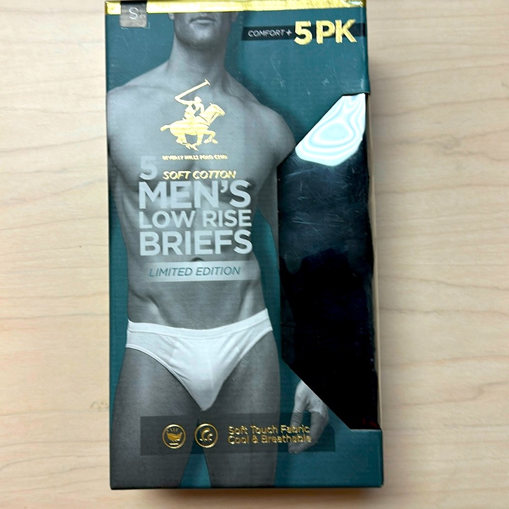 NWT BHPC 5 Pack Low Rise Brief SM